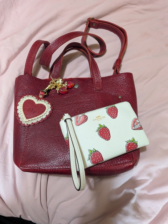 Coach Handbags - Portland Leather Mini Tote, Coach Wristlet, Flair